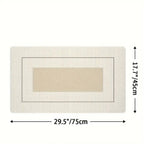 Lush Floral Striped Kitchen Mat