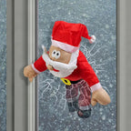 Cheerful Christmas Window Figure ClausKlap – Moving Sound-Activated Decoration