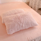 Luxury Plush Duvet Cover with Zipper Closure and Corner Straps