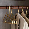 Luxury suit matte clothing hanger set 4 plus 1