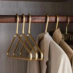 Luxury suit matte clothing hanger set 4 plus 1