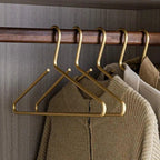 Luxury suit matte clothing hanger set 4 plus 1