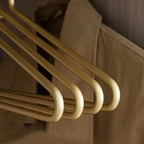 Luxury suit matte clothing hanger set 4 plus 1