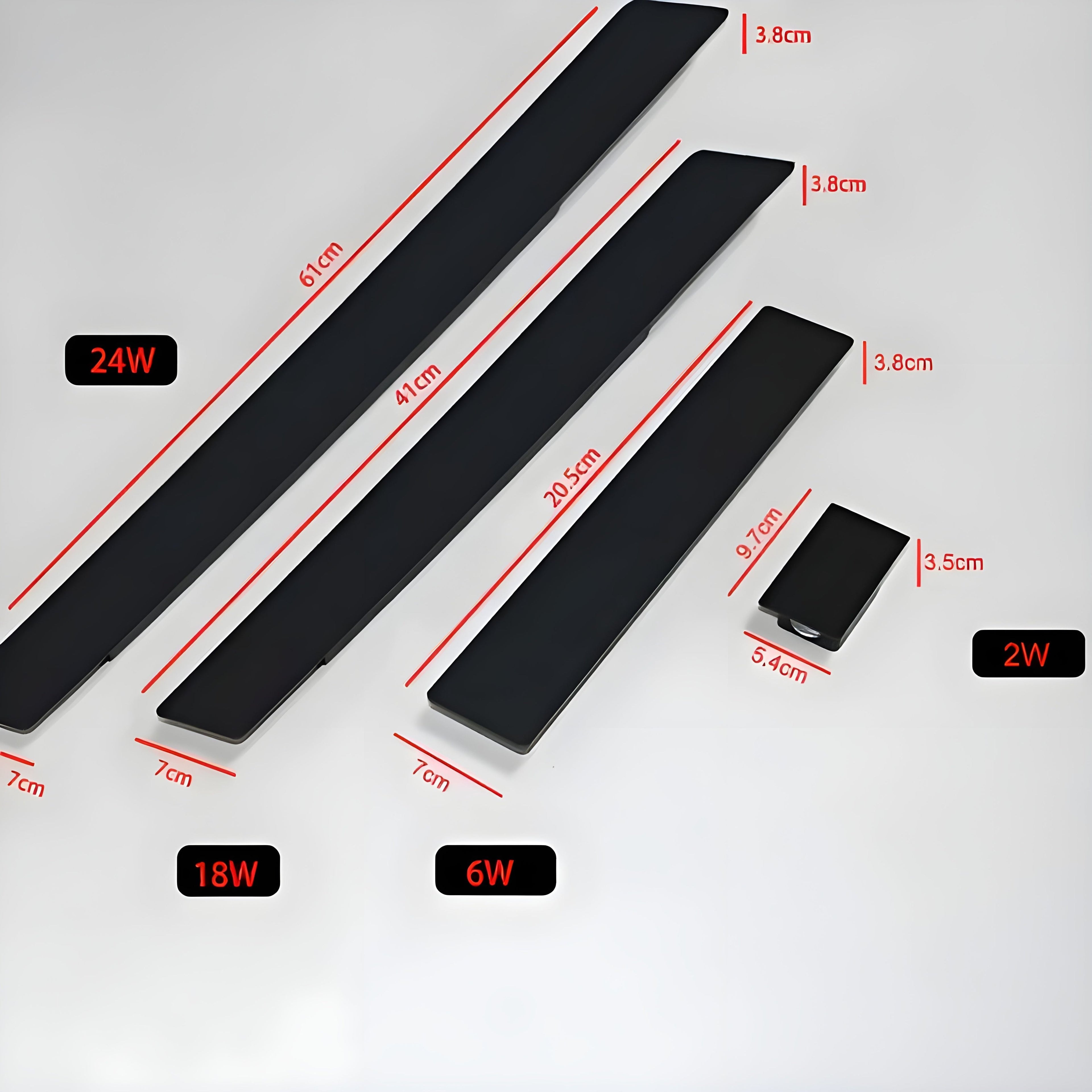 Light - Modern weatherproof LED wall lamp made of aluminum for outdoor use