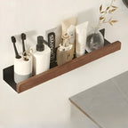 LuxeWood | Wooden Bathroom Organization Rack