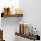 LuxeWood | Wooden Bathroom Organization Rack