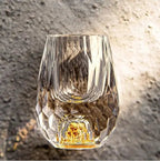 Crystal shot glasses with elegant cut - For stylish celebrations & special occasions (Set of 6 glasses)