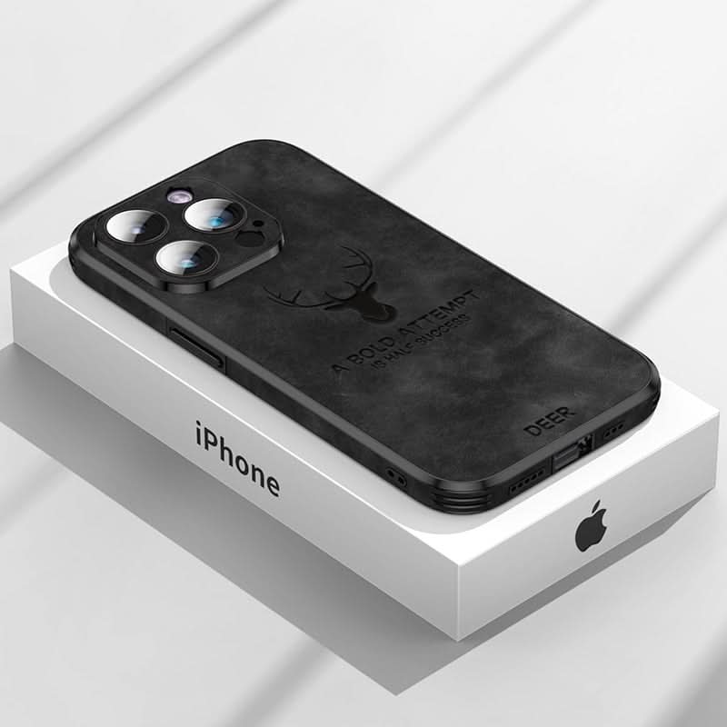 Leather iPhone Case with Shock Protection & Elegant Design