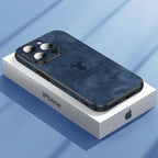 Leather iPhone Case with Shock Protection & Elegant Design
