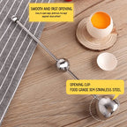 Luxurious Egg Opener made of Stainless Steel – Perfect for Breakfast Eggs & Soft Boiled Eggs
