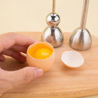 Luxurious Egg Opener made of Stainless Steel – Perfect for Breakfast Eggs & Soft Boiled Eggs