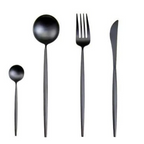 Luxurious Cutlery Set Gold-Silver | 24-piece Stainless Steel Cutlery