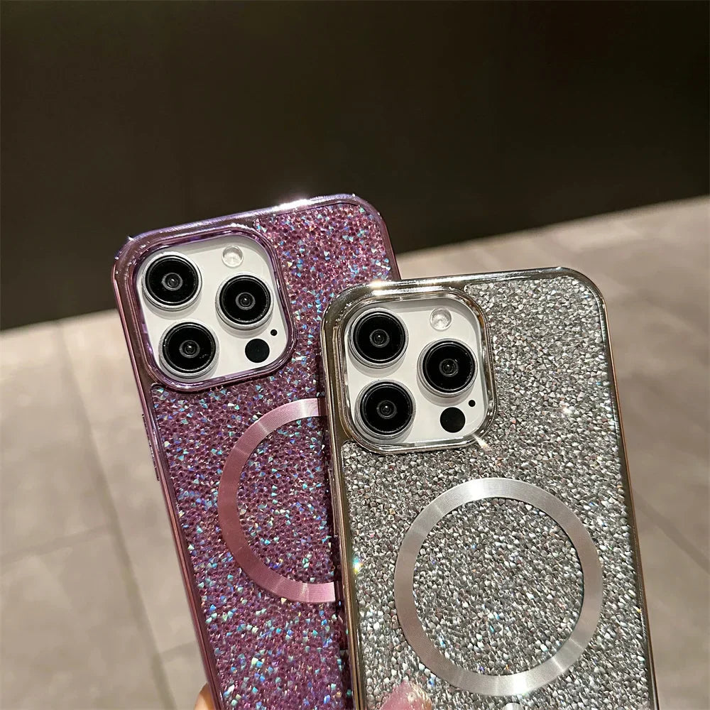 Bling Glitter Magnetic Case for iPhone