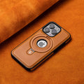 Magnetic iPhone case with invisible ring holder