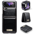 Luxurious Genuine Leather Flip Case for Samsung Z Flip3 5G