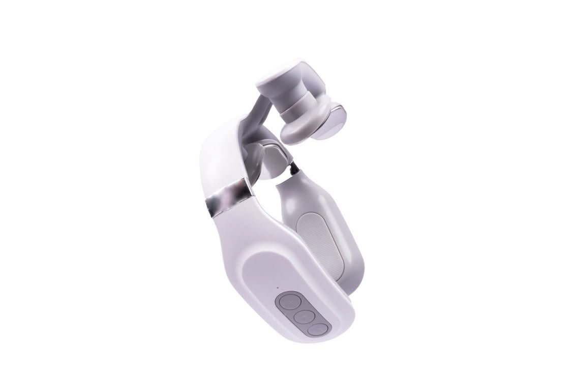 Neck massager with heat & vibration