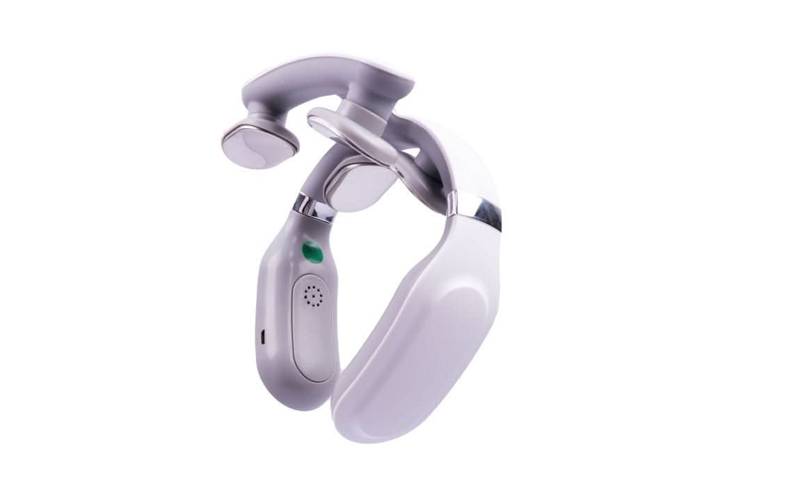 Neck massager with heat & vibration