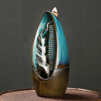 Luxury Ceramic Waterfall Incense Holder | Aromatherapy