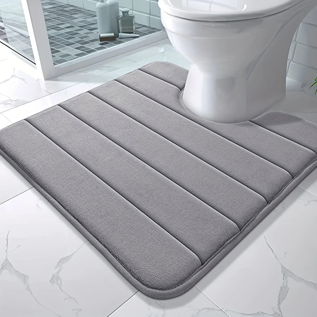 Luxury U-shaped Bath Mat | Memory Foam Bath Mat