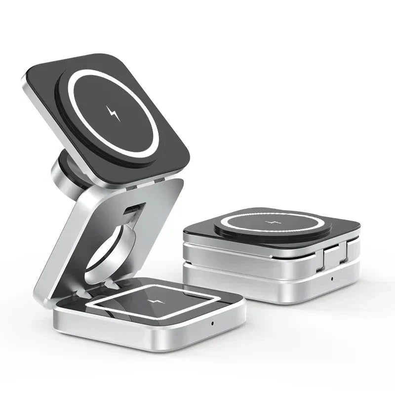PowerFlex 3-in-1 Charging Station - Magnetic & Foldable Charging