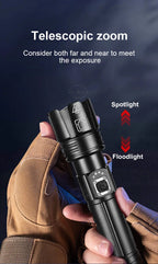 LumiBeam Flashlight - Powerful Rechargeable LED Flashlight