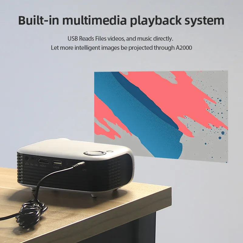 Portable Mini Projector for Movies