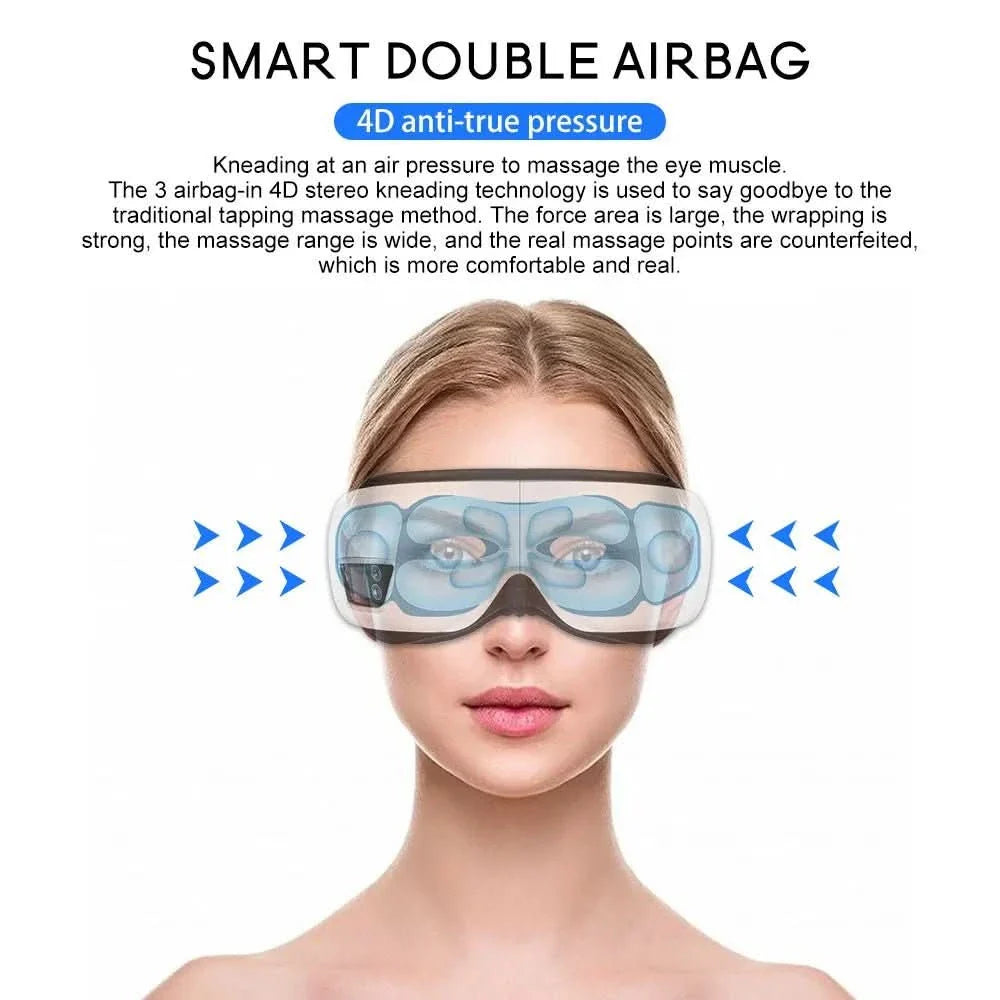 air pressure, heat & vibration massage with Bluetooth & folding function