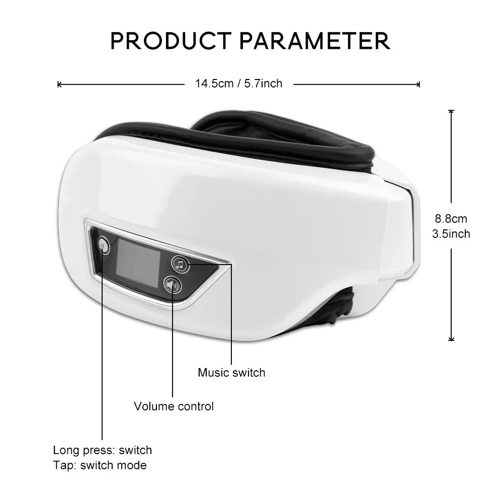 Smart 6D Eye Massage with Airbag Technology