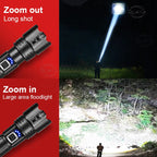 LumiBeam Flashlight - Powerful Rechargeable LED Flashlight