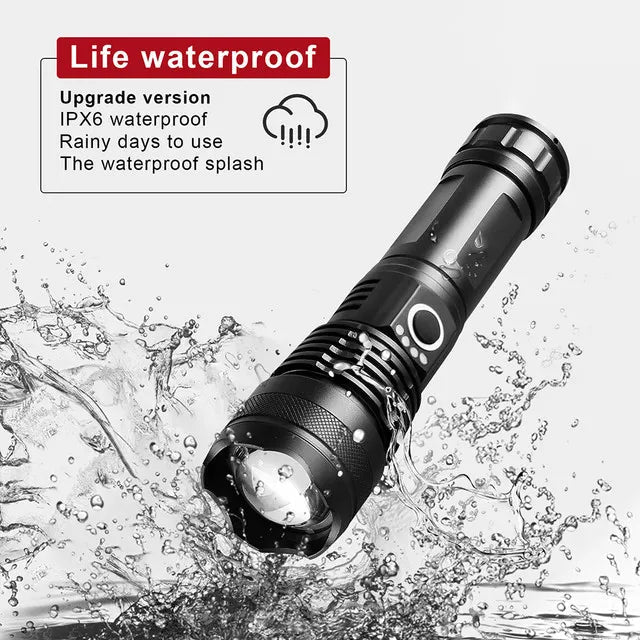 Rechargeable LED Flashlight for Adventure