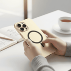 Slim magnetic metal case for iPhone