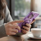 Slim magnetic metal case for iPhone