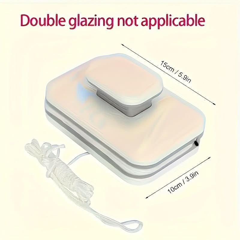 Magnetic Window Cleaner for Double Glazing