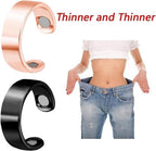 Magnetic therapy ring for lymphatic drainage, circulation & wellness