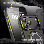 Robust magnetic armor case with stand for iPhone 17 series