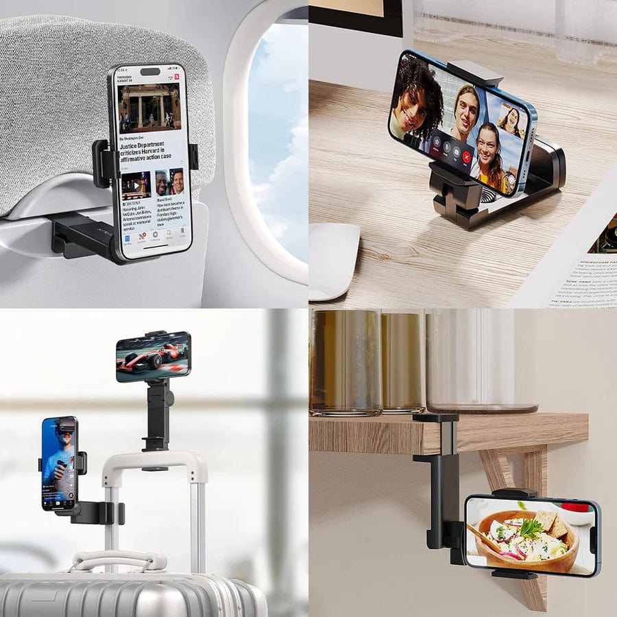 Comfortable Phone Holder for Handsfree Viewing - Portable Phone Stand Compatible with All Phone Sizes