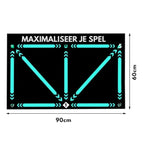 Interactive LED Soccer Training Mat for Footwork Practice