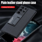 Luxurious, ultra-thin leather phone case, shockproof, for Samsung Galaxy 23