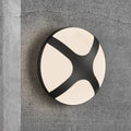 Stylish Outdoor Sconce with Geometric Accent