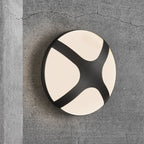 Stylish Outdoor Sconce with Geometric Accent