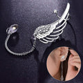 Enchanting Long Angel Wing Ear Cuffs | Unique and Elegant Earrings