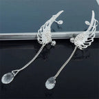 Enchanting Long Angel Wing Ear Cuffs | Unique and Elegant Earrings