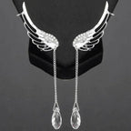 Enchanting Long Angel Wing Ear Cuffs | Unique and Elegant Earrings