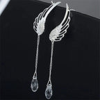 Enchanting Long Angel Wing Ear Cuffs | Unique and Elegant Earrings