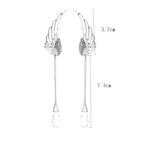 Enchanting Long Angel Wing Ear Cuffs | Unique and Elegant Earrings