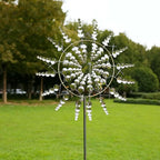 Premium wind spinner with double rotation for elegant outdoor area