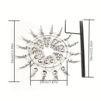 Premium wind spinner with double rotation for elegant outdoor area