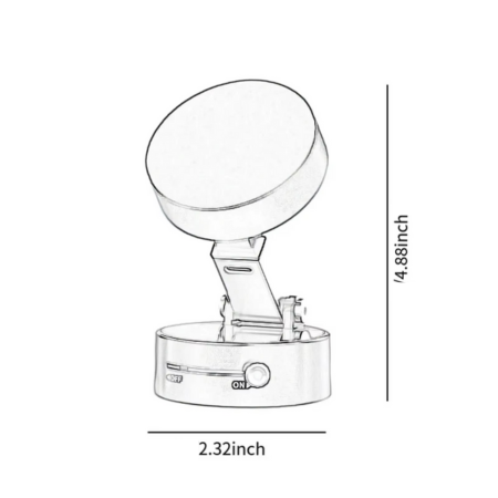 Adjustable Car Phone Holder with Strong Suction and Full Angle Rotation