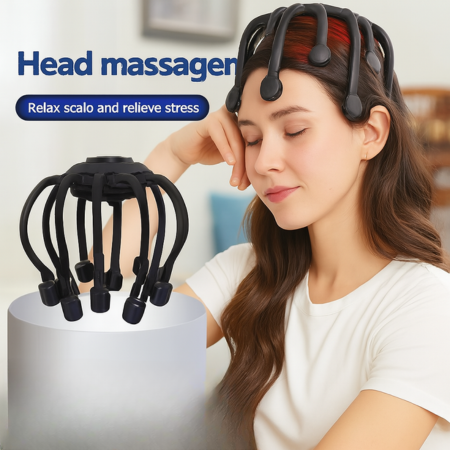 USB Rechargeable Octopus Massager Automatic Multi-function Relaxation Instrument