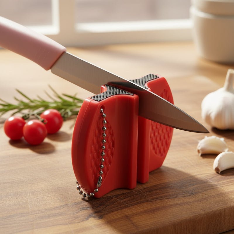 Compact Knife Sharpener for Outdoor & Kitchen
